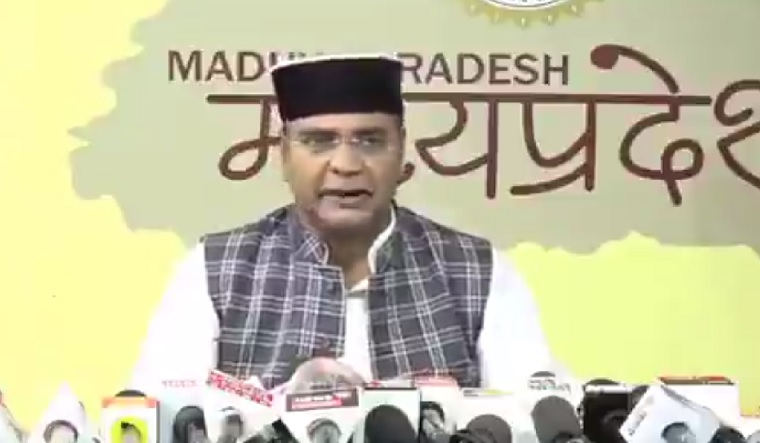 Madhya Pradesh Minister Vishvas Sarang | Video grab / Twitter